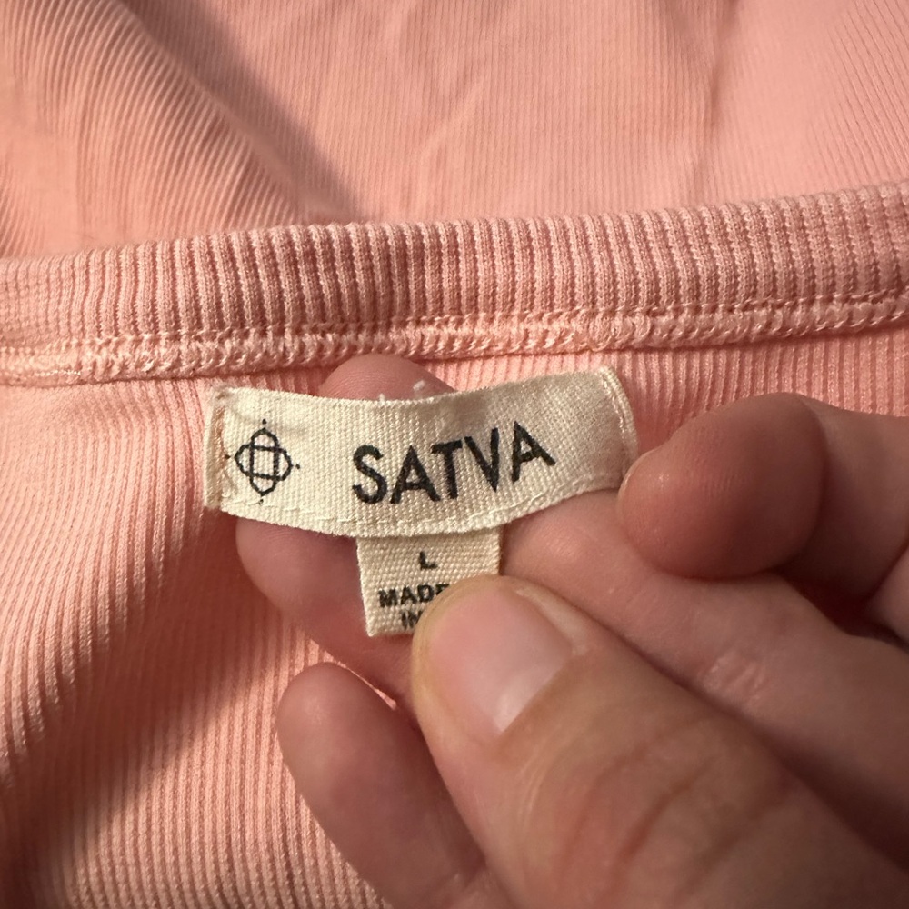 Satva Unity Rouched Tank Top Size L - Picture 4 of 6